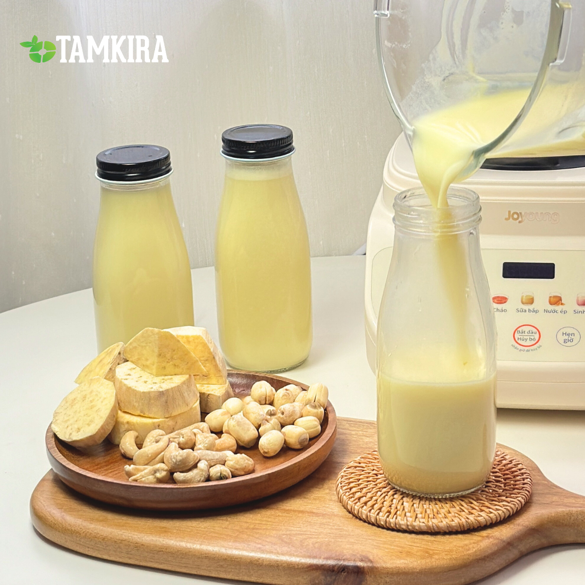 Ly sữa hạt điều hạt sen buổi sáng: Ấm, Lành, Và Đầy Yêu Thương