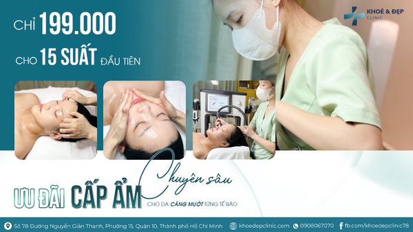 ƯU ĐÃI CẤP ẨM CHUYÊN SÂU CHO DA CĂNG MƯƠTS TỪNG TẾ BÀO