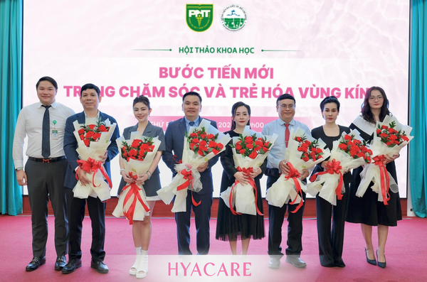 HYACARE VINH DỰ ĐỒNG HÀNH TỔ CHỨC THÀNH CÔNG HỘI THẢO KHOA HỌC “BƯỚC TIẾN MỚI TRONG CHĂM SÓC VÀ TRẺ HOÁ VÙNG KÍN”
