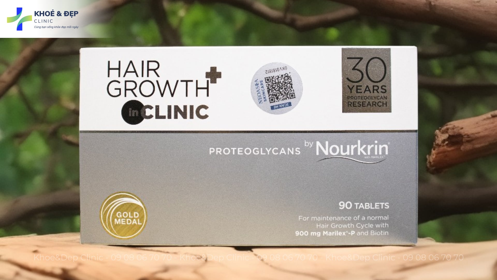 Nourkrin: Dưỡng tóc từ gốc, nuôi tóc từ bên trong