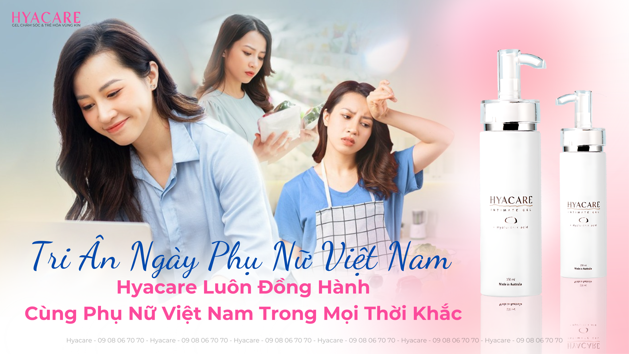 Tri Ân Ngày Phụ Nữ Việt Nam - Hyacare Luôn Đồng Hành Cùng Phụ Nữ Việt Trong Mọi Khoảnh Khắc