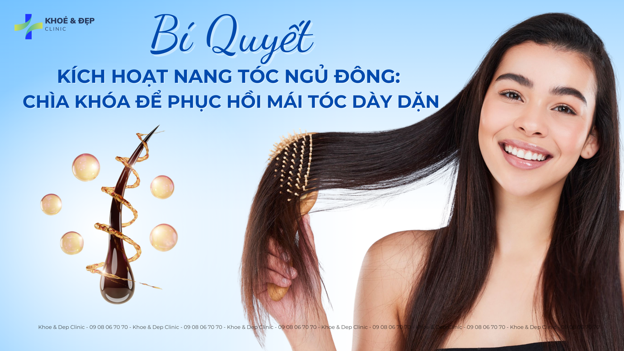 Bí Quyết Kích Hoạt Nang Tóc Ngủ Đông: Chìa Khóa Để Phục Hồi Mái Tóc Dày Dặn