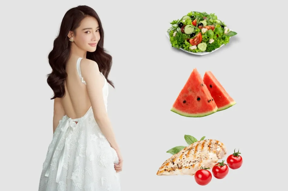 Giảm ngay 8kg với thực đơn giảm cân của Nhã Phương