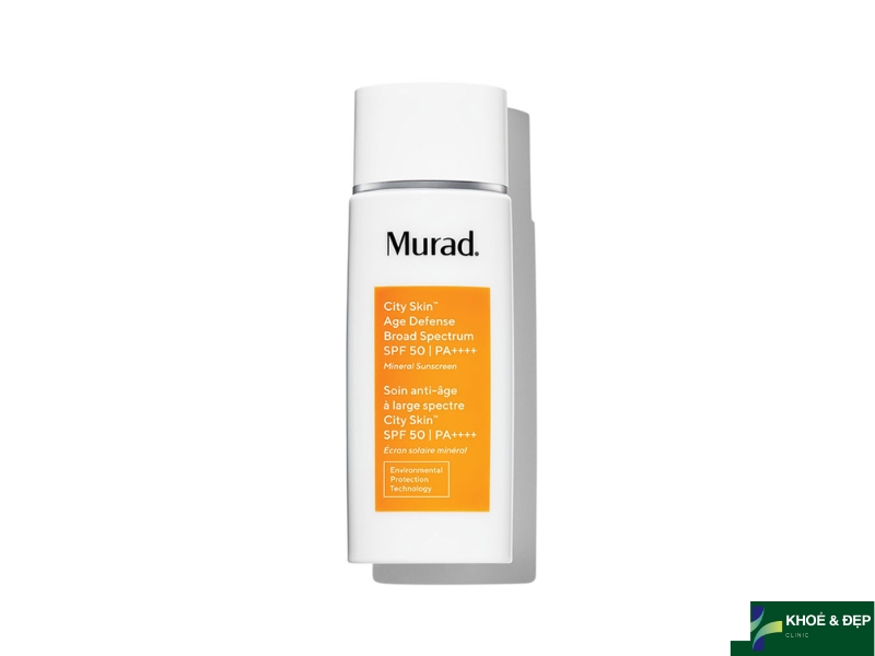 Kem chống nắng Murad City Skin Age Defense Broad Spectrum - tinh hoa bảo vệ làn da