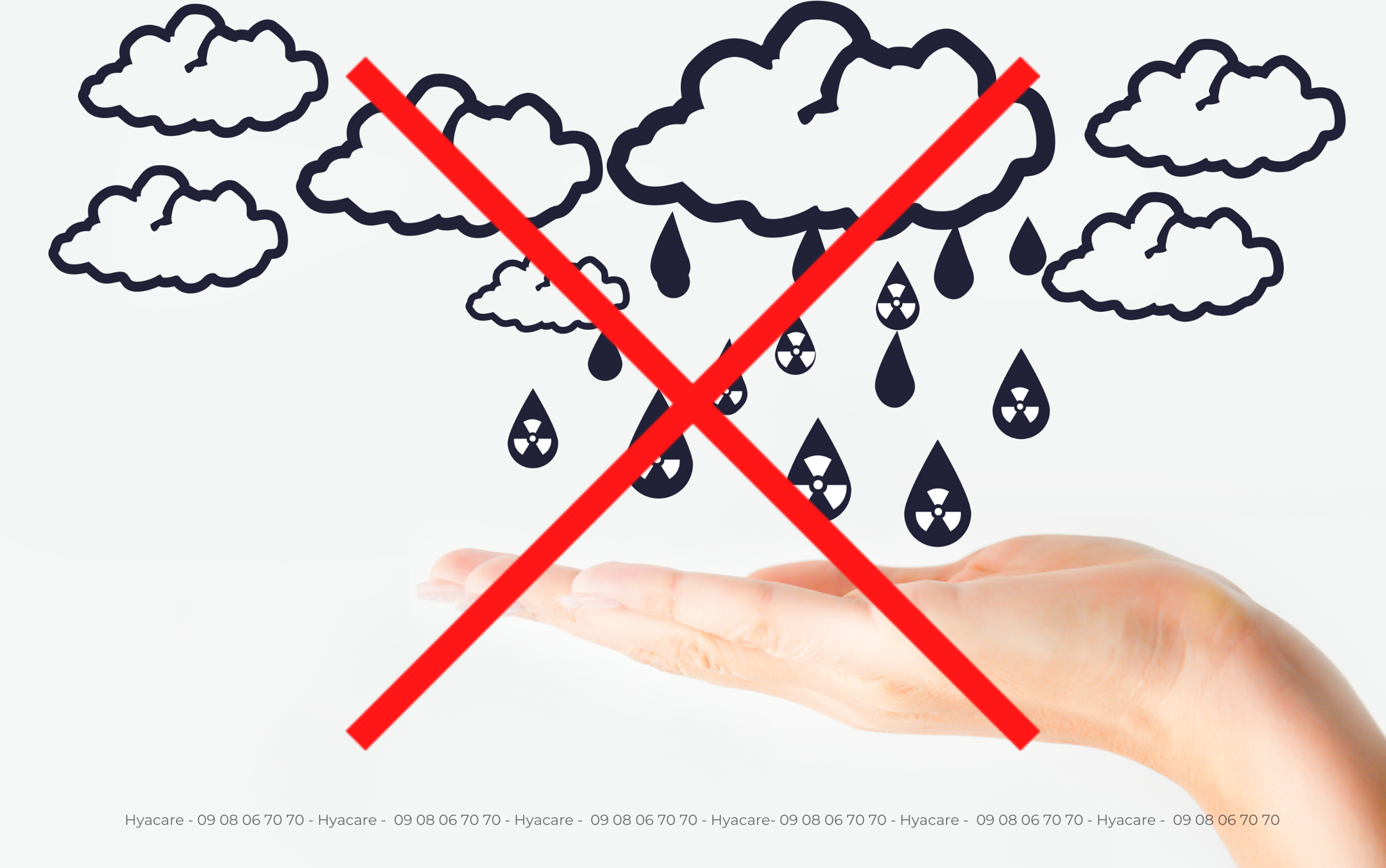 Tránh tiếp xúc với nước mưa ô nhiễm