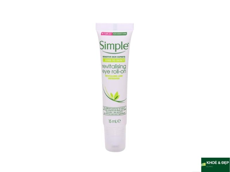 Kem mắt Simple Kind To Skin Revitalising Eye Roll-On
