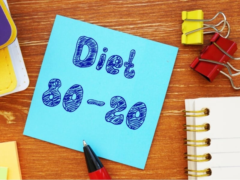 Áp dụng quy tắc ăn kiêng 80/20