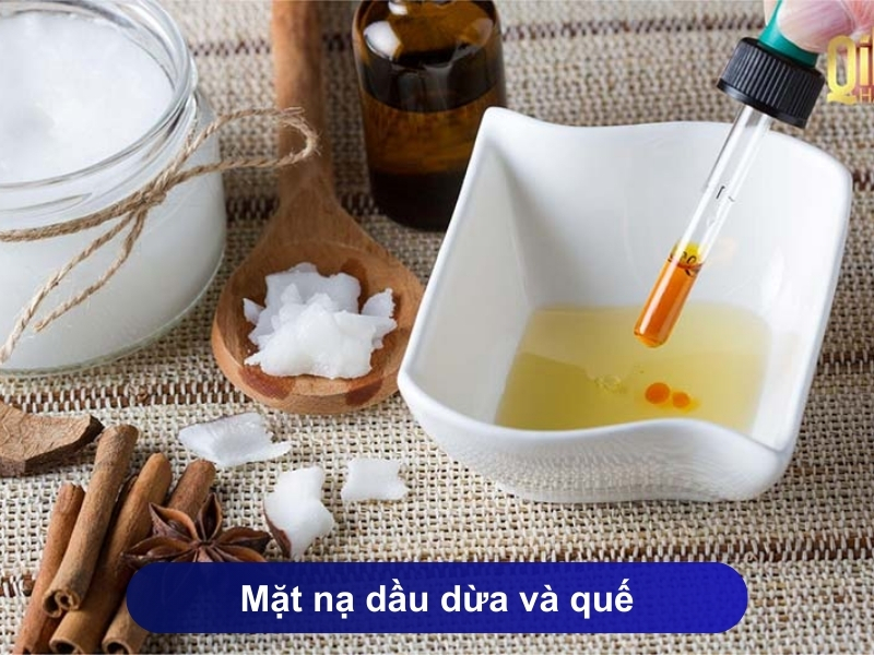 Mặt nạ dầu dừa, đường và tinh dầu hỗ trợ tẩy tế bào chết cho da đầu