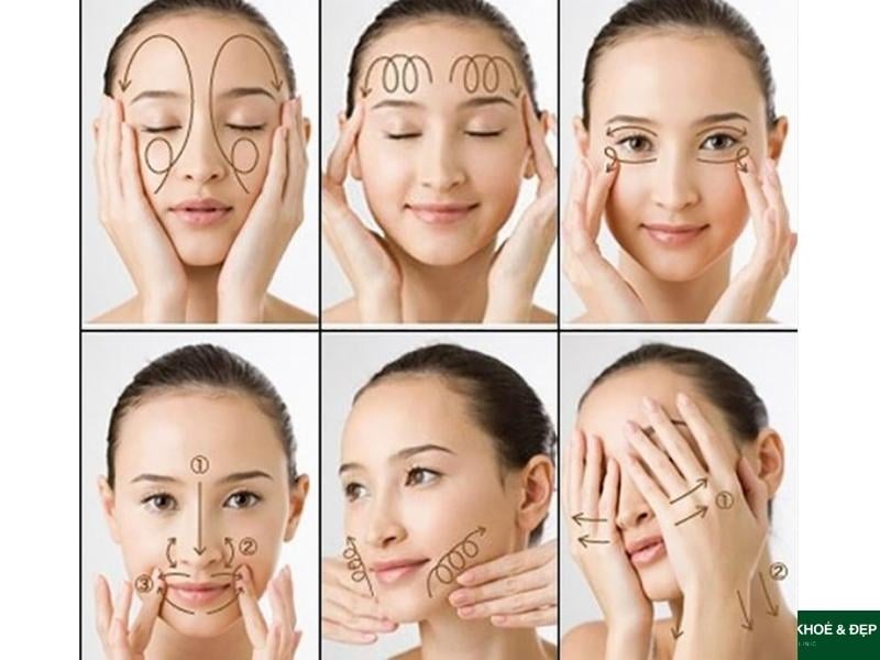 Các bước massage mặt chống lão hóa theo phương pháp của người Nhật