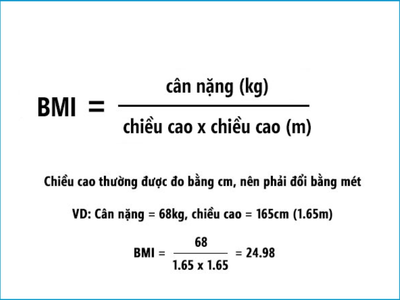 Cách tính chỉ số BMI chuẩn theo WHO