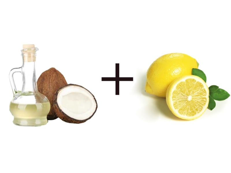 Chanh và dầu dừa trị thâm