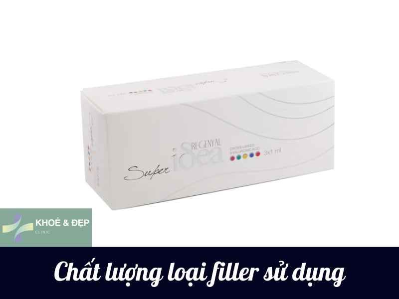 Các loại filler sử dụng
