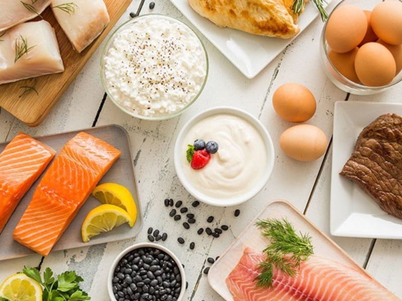 Chỉ nên sử dụng những món thịt có chứa protein