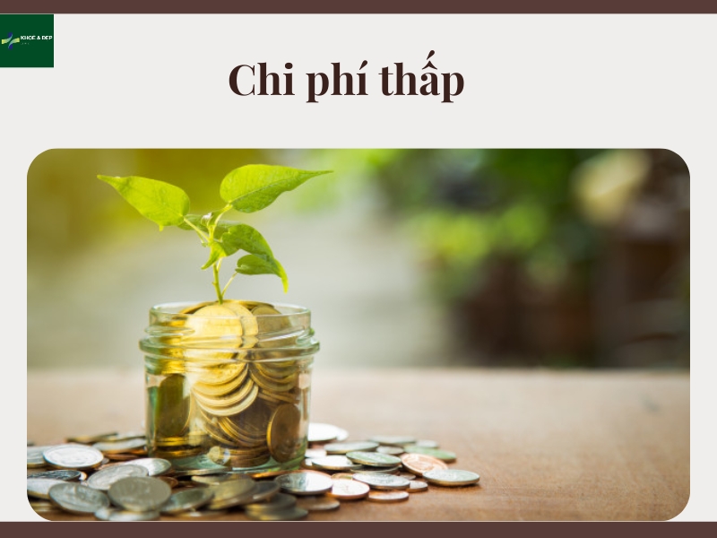 Chi phí rẻ hơn rất nhiều so với phẫu thuật thẩm mỹ