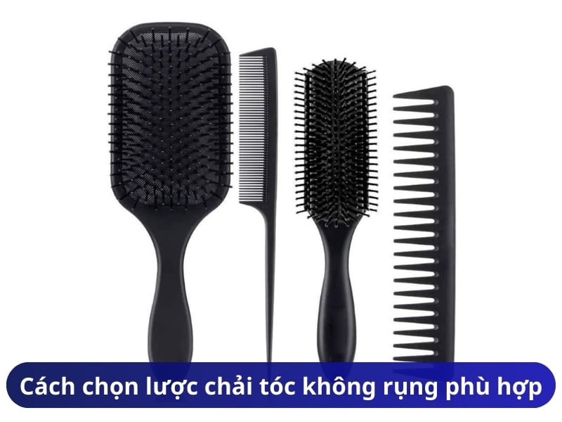 Cách chọn lược chải tóc không rụng phù hợp