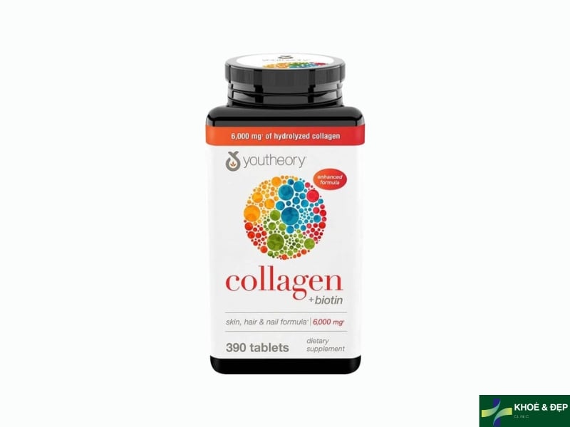 Viên uống Collagen Youtheory 1 2 & 3 của Mỹ