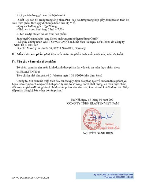 Giấy công bố sản phẩm