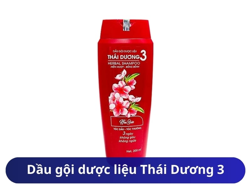 Dầu gội dược liệu Thái Dương 3