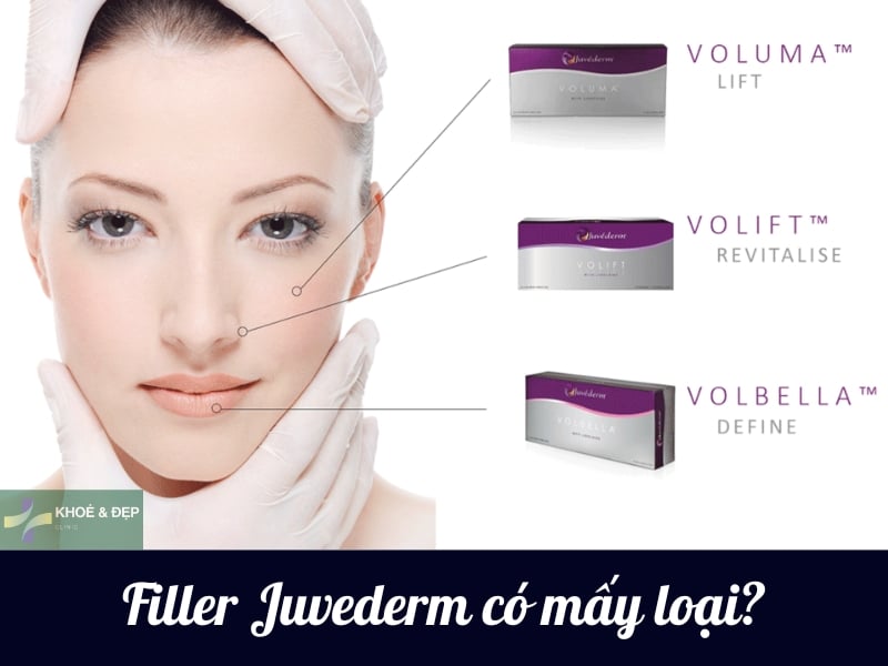 Filler Juvederm có bao nhiêu loại?