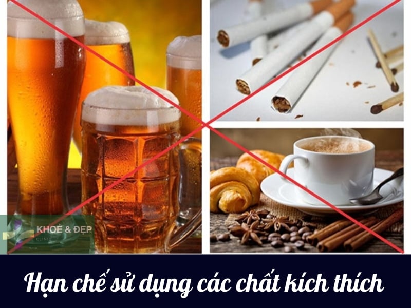 Kiêng rượu bia và các loại chất kích thích