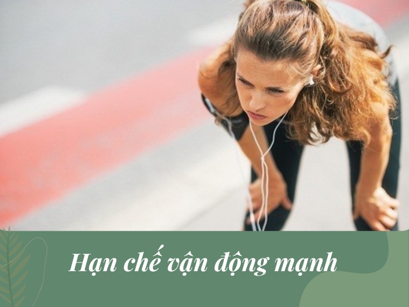 Hạn chế vận động mạnh sau khi tiêm filler