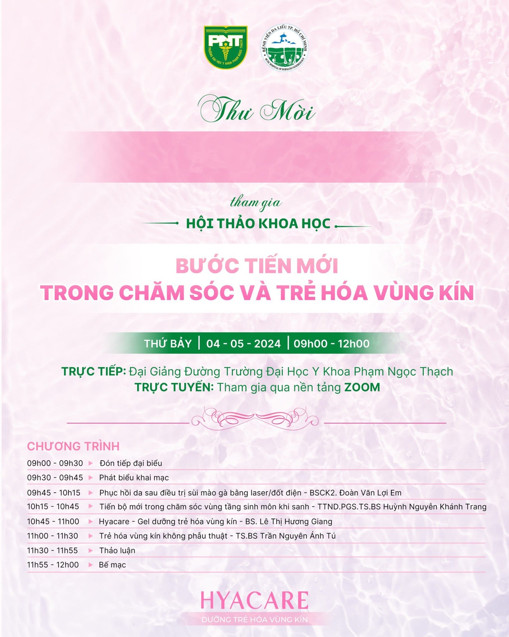 Thư mời tham dự hội thảo