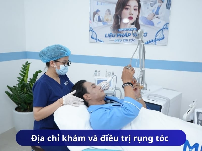 Địa chỉ khám và điều trị rụng tóc không rõ nguyên nhân