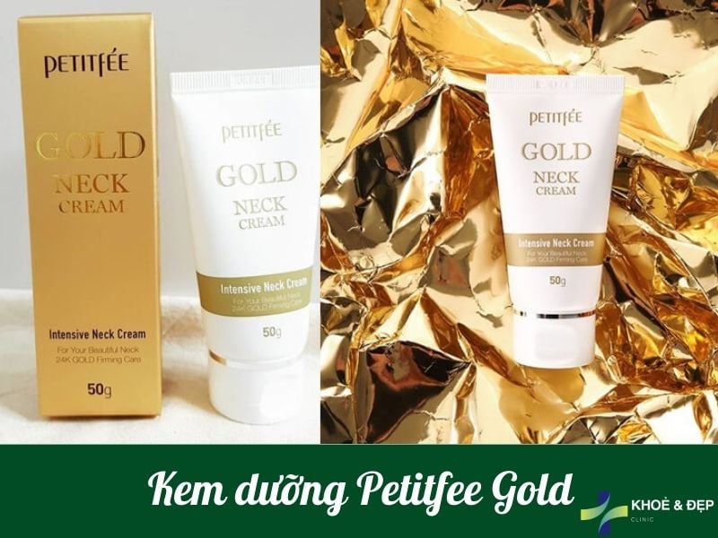 Kem dưỡng chống lão hóa vùng cổ Petitfee Gold