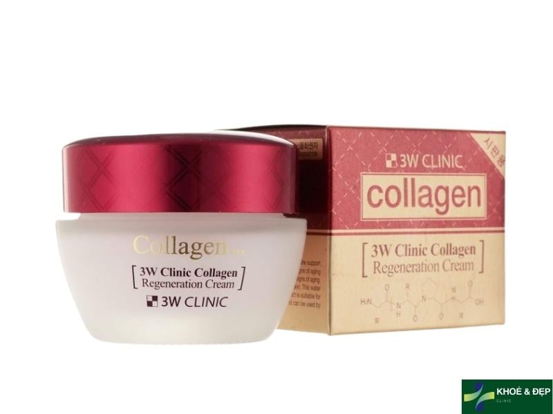 Kem dưỡng trắng da 3W Clinic Collagen- Sáng tạo và làn da rạng ngời