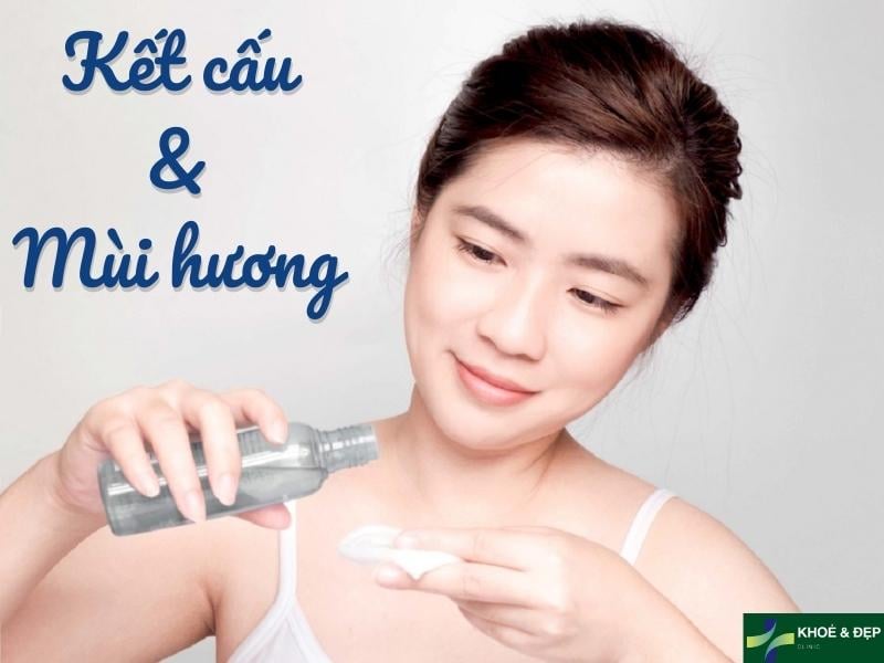 Lựa chọn kết cấu và mùi hương