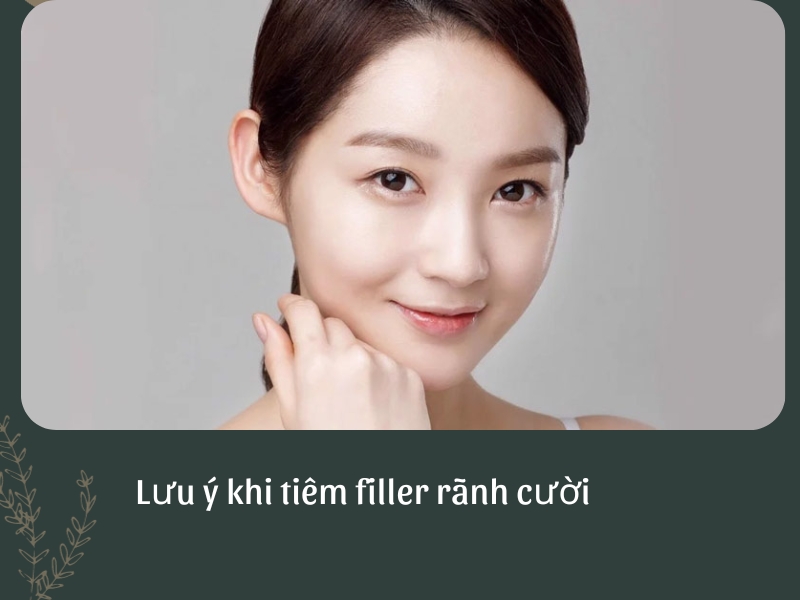 Lưu ý khi tiêm filler rãnh cười