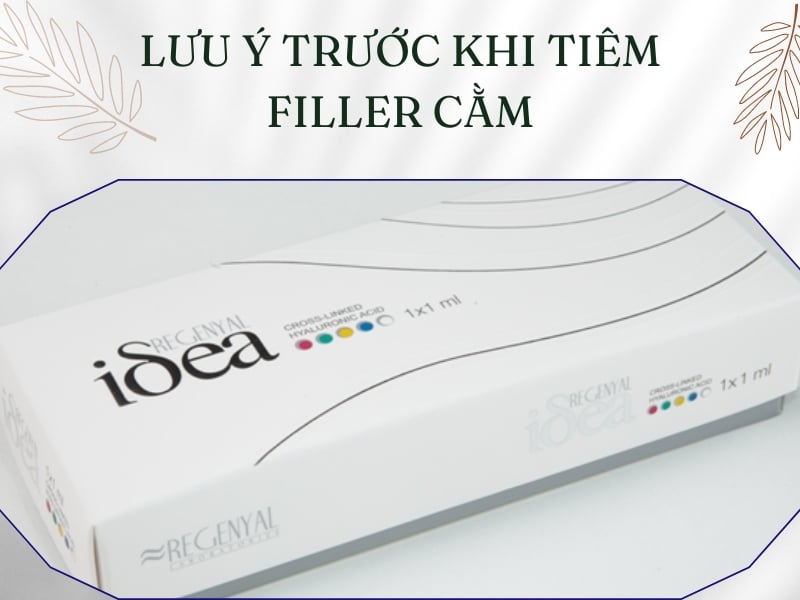 Lưu ý trước khi tiêm filler cằm