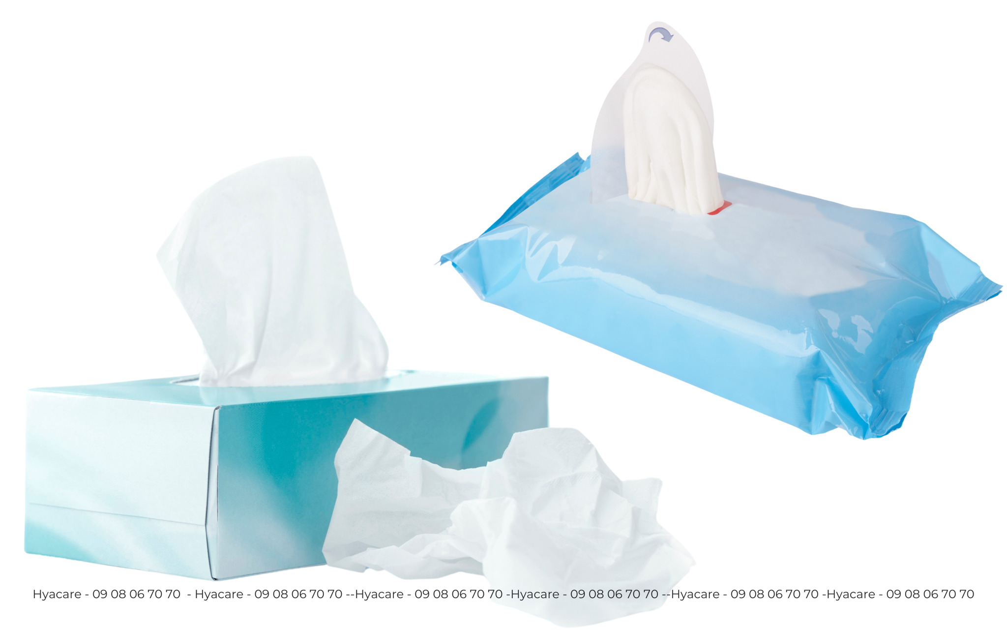 Mang theo khăn giấy khô và khăn ướt chuyên dụng cho vùng kín