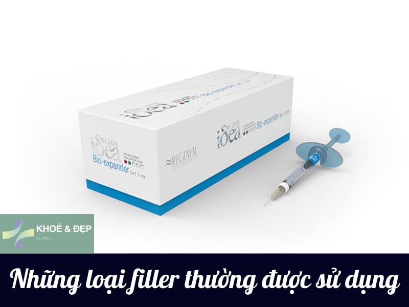 Các loại filler thường được sử dụng