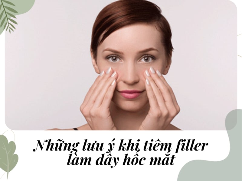Những lưu ý khi tiêm filler làm đầy hốc mắt