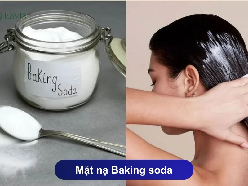 Mặt nạ Baking soda giúp kiểm soát lượng dầu trên tóc