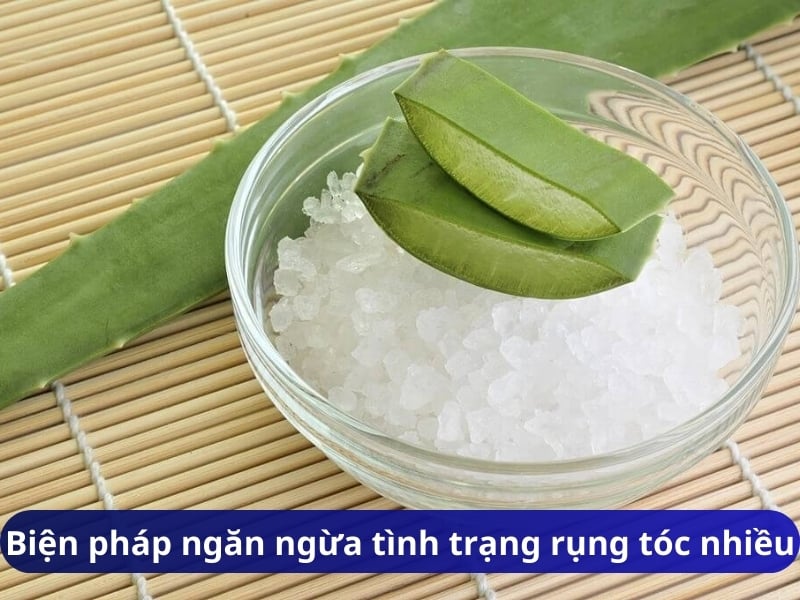 Biện pháp ngăn ngừa tình trạng rụng tóc nhiều