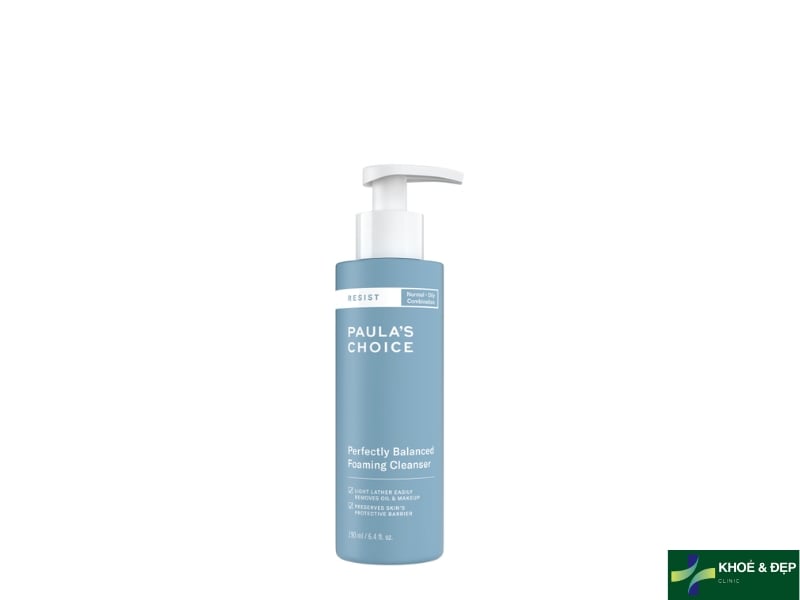 Sữa Rửa Mặt Paula’s Choice Resist Perfectly Balanced Foaming Cleanser cho làn da cân bằng