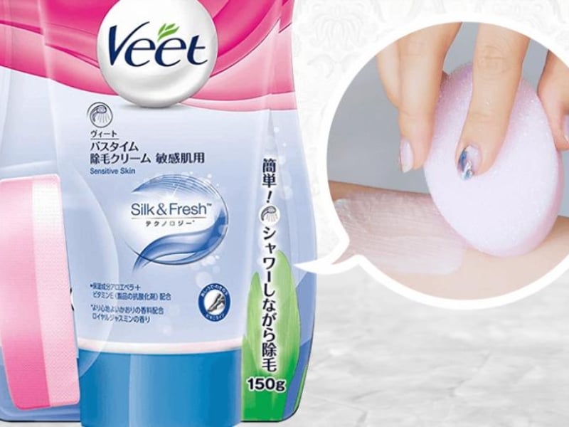 Tẩy lông vùng kín với kem tẩy lông