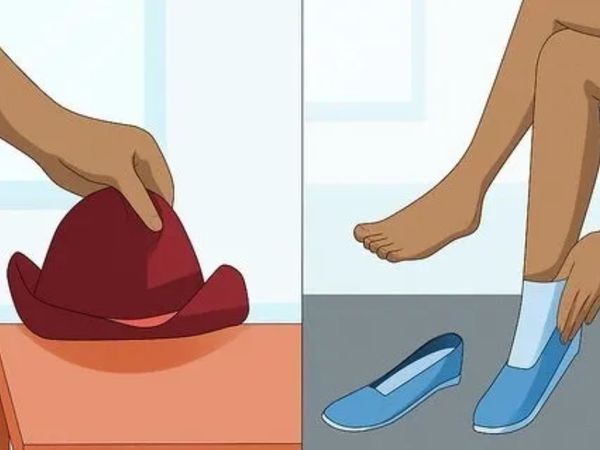 Cần tháo bớt những phụ kiện ở đầu và chân