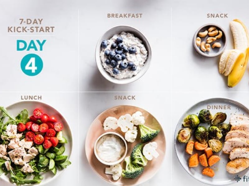 Thực đơn giảm cân đối với nam: Ngày 4