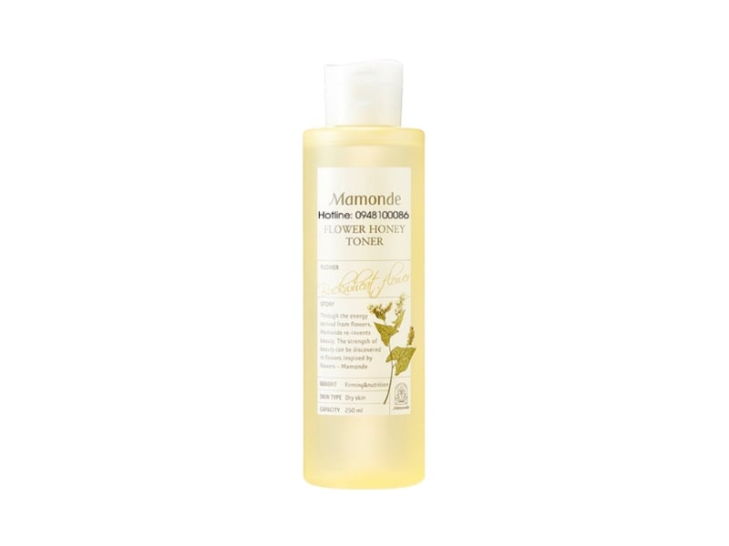 Toner cấp ẩm phục hồi da cho da Mamonde Flower Honey