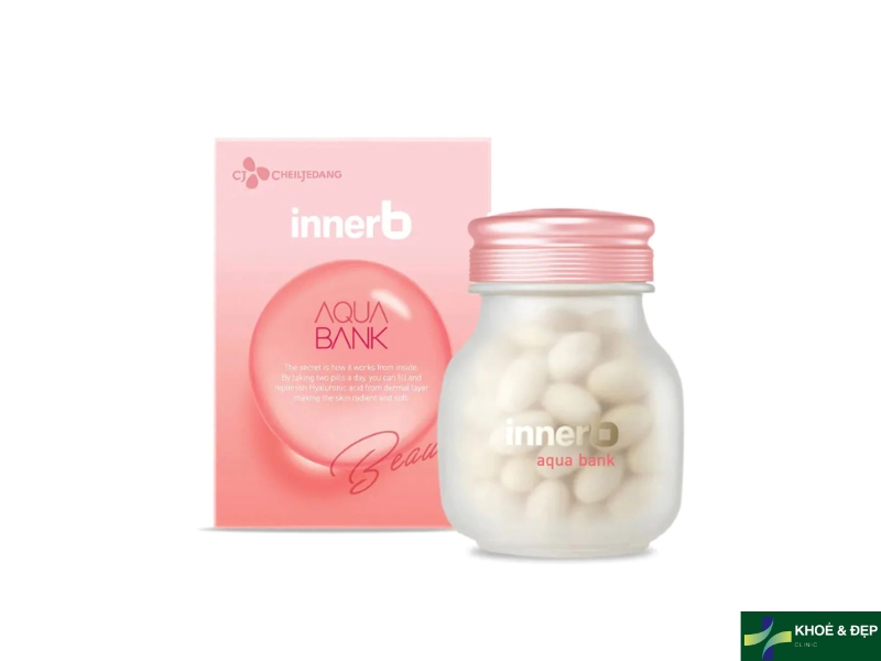 Viên chống lão hóa da InnerB Aqua Bank - Kho báu cho làn da tươi trẻ