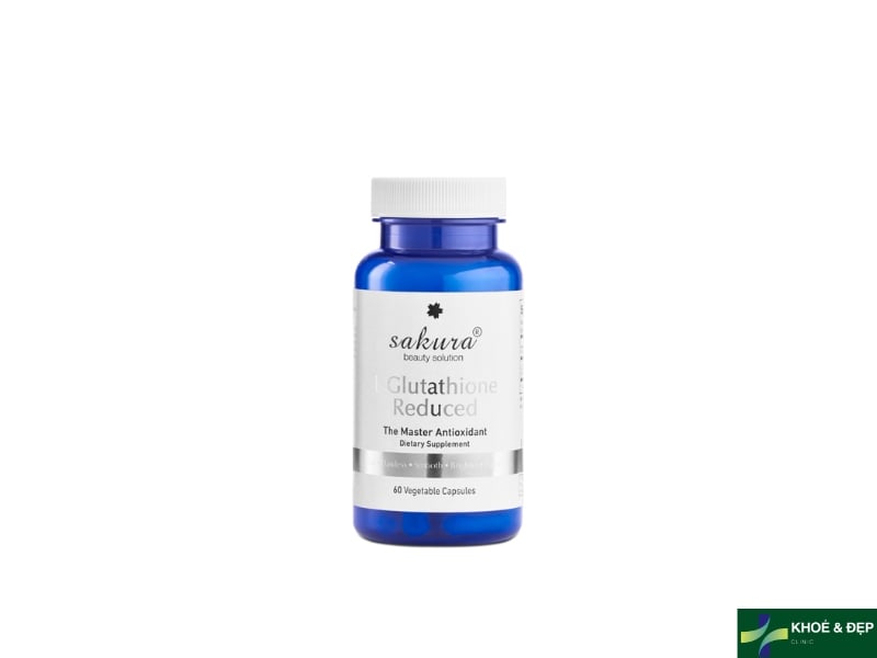 Viên uống Sakura White Advance L-Glutathione - Dòng sản phẩm dưỡng da chống lão hóa và làm trắng da