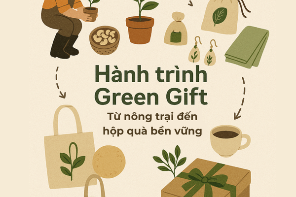 Hành trình Green Gift: Từ nông trại đến hộp quà bền vững