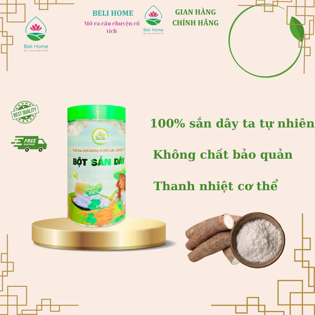 Giải pháp thải độc cơ thể bằng bột sắn dây Beli Home và nước tương Tamari