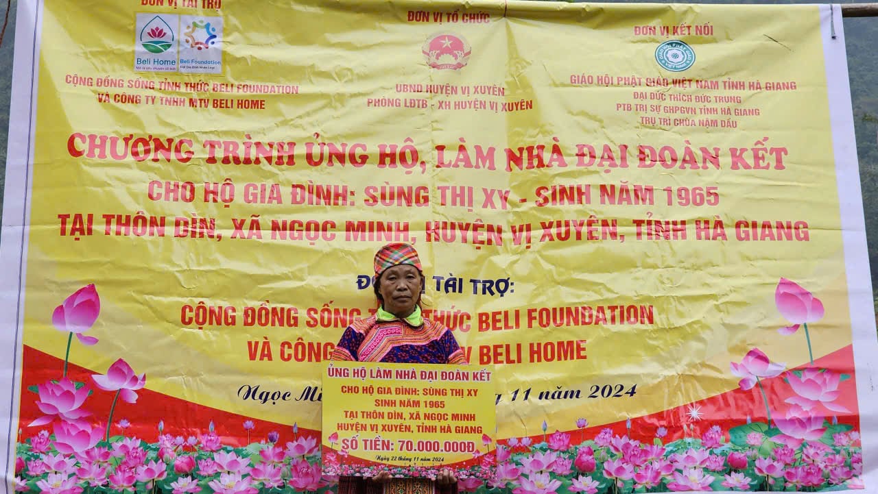 BELI HOME KHỞI CÔNG XÂY DỰNG NHÀ TÌNH NGHĨA TẠI HÀ GIANG