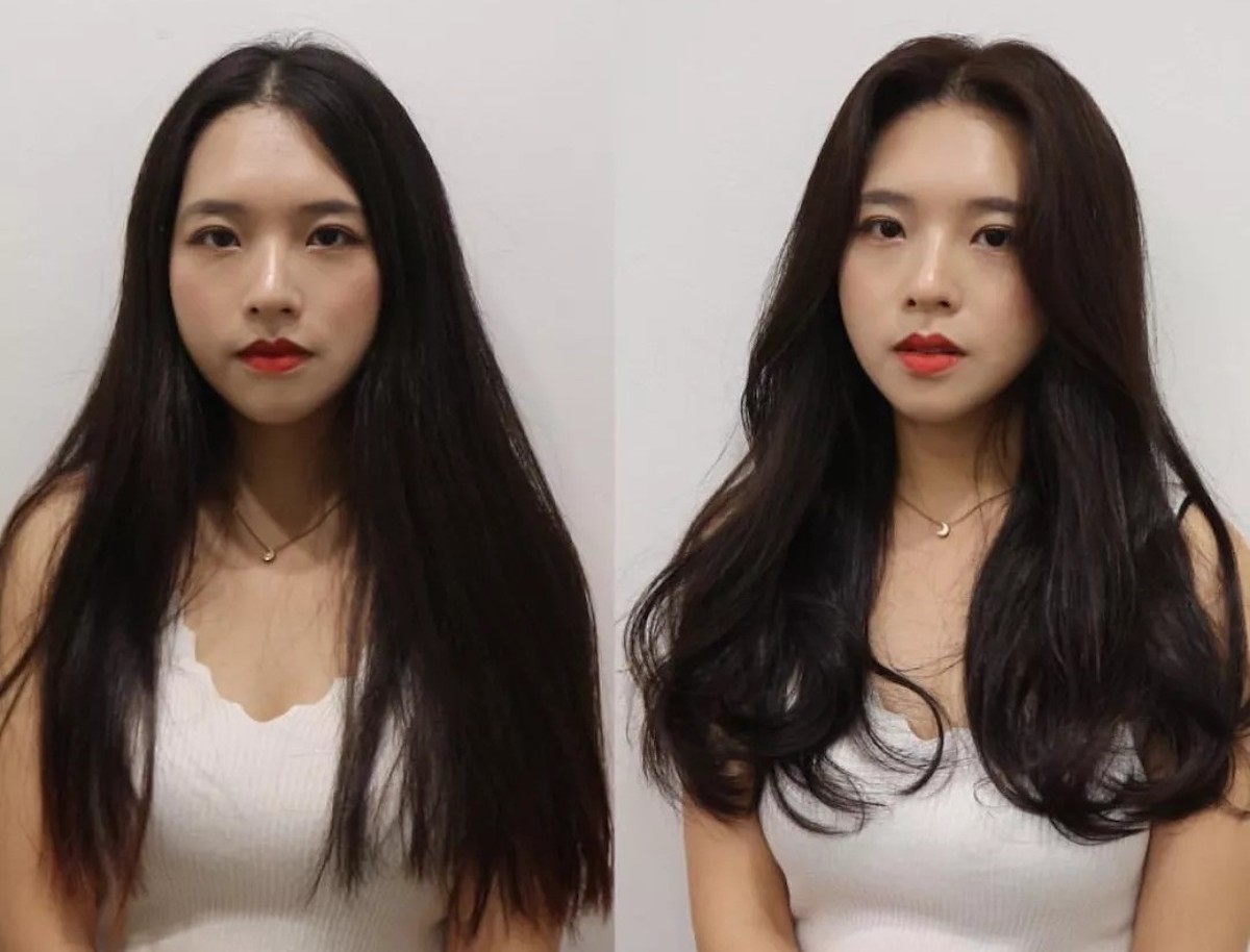 Uốn phồng chân tóc Hàn Quốc: Không sợ gãy rụng, không cần đi xả bấm