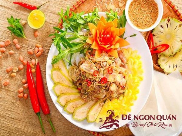 Cách làm món dê tái chanh chay chuẩn vị