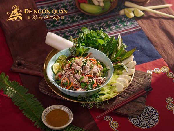 Cách làm món dê tái chanh (Công thức bí truyền) tại Dê Ngon Quán